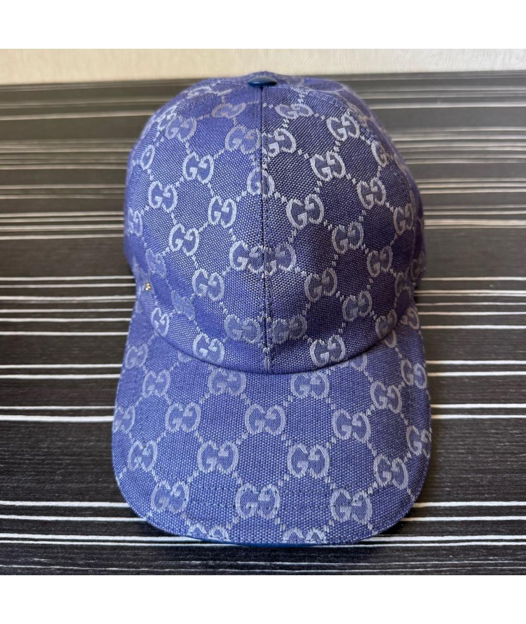 GUCCI Синяя кепка, фото 7