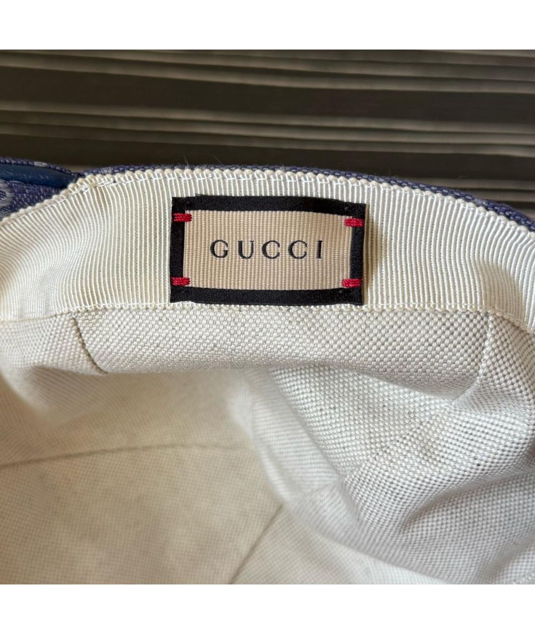 GUCCI Синяя кепка, фото 5