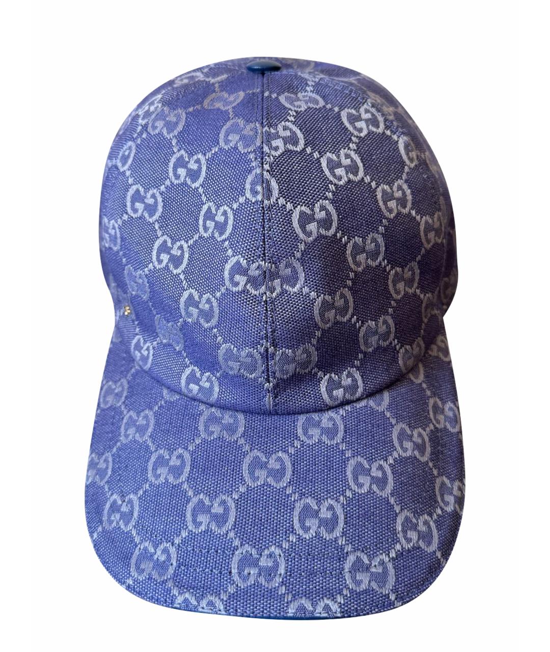 GUCCI Синяя кепка, фото 1