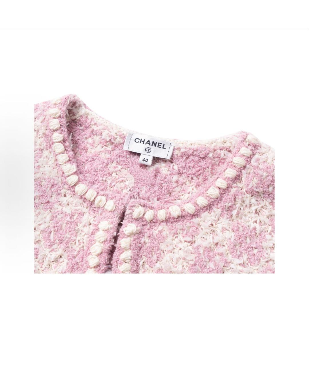 CHANEL Розовая куртка, фото 4