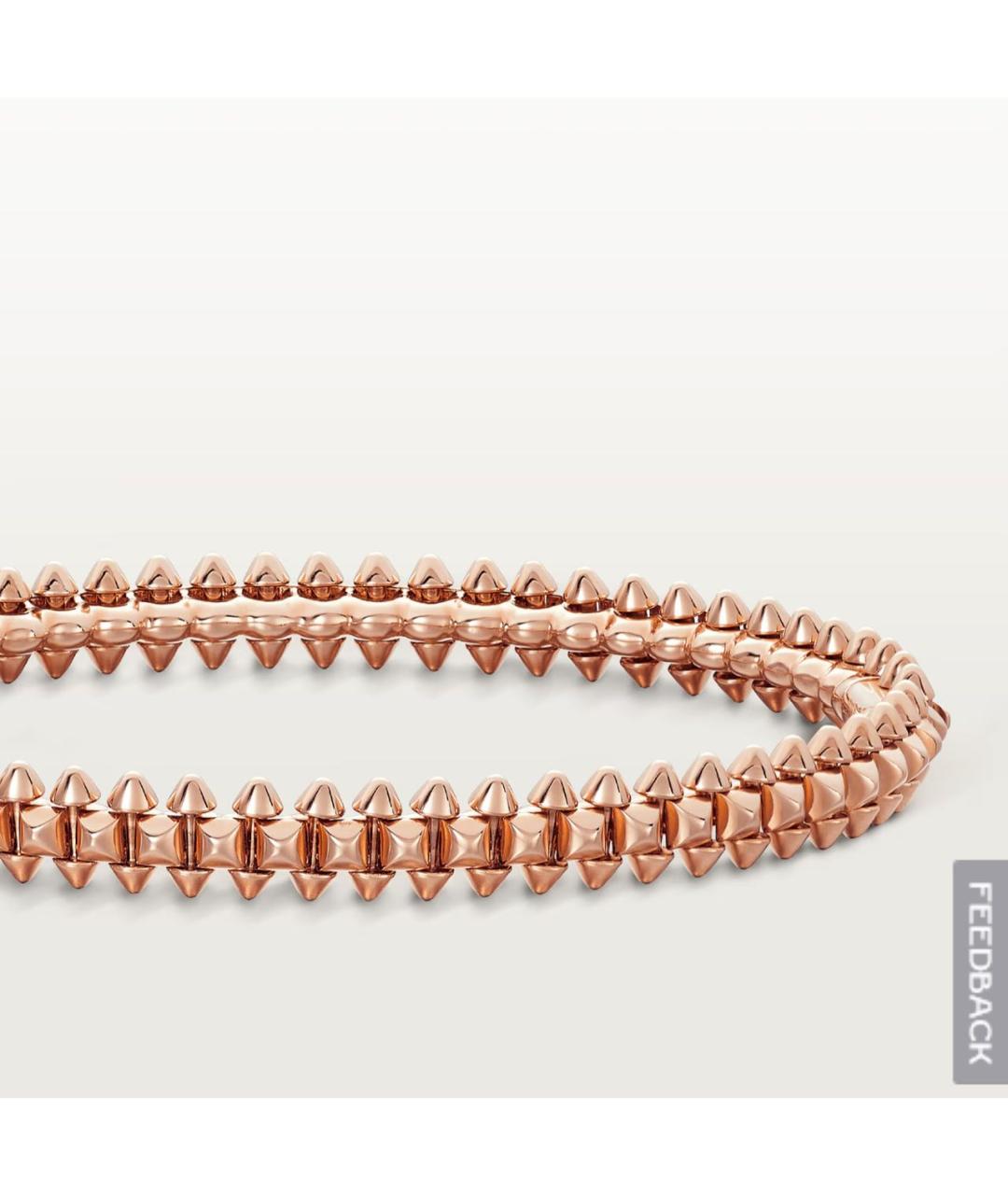 CARTIER Золотой браслет из розового золота, фото 4