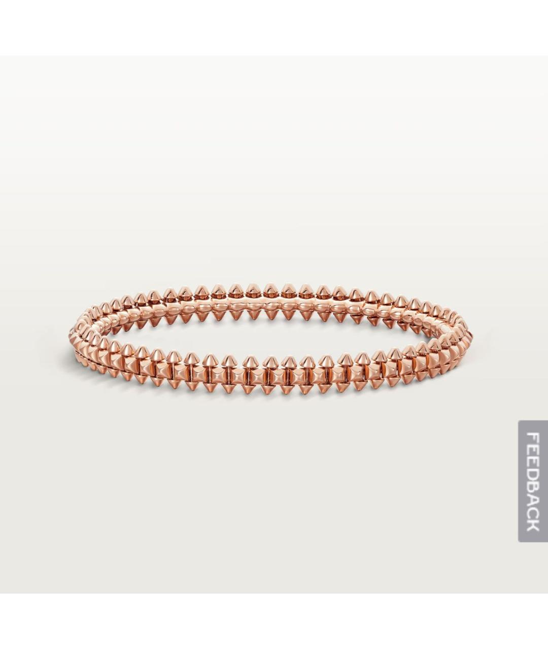 CARTIER Золотой браслет из розового золота, фото 6