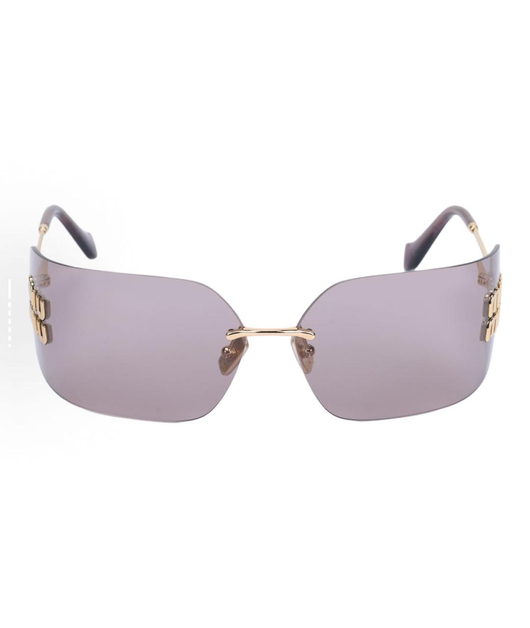MIU MIU Металлические солнцезащитные очки, фото 6