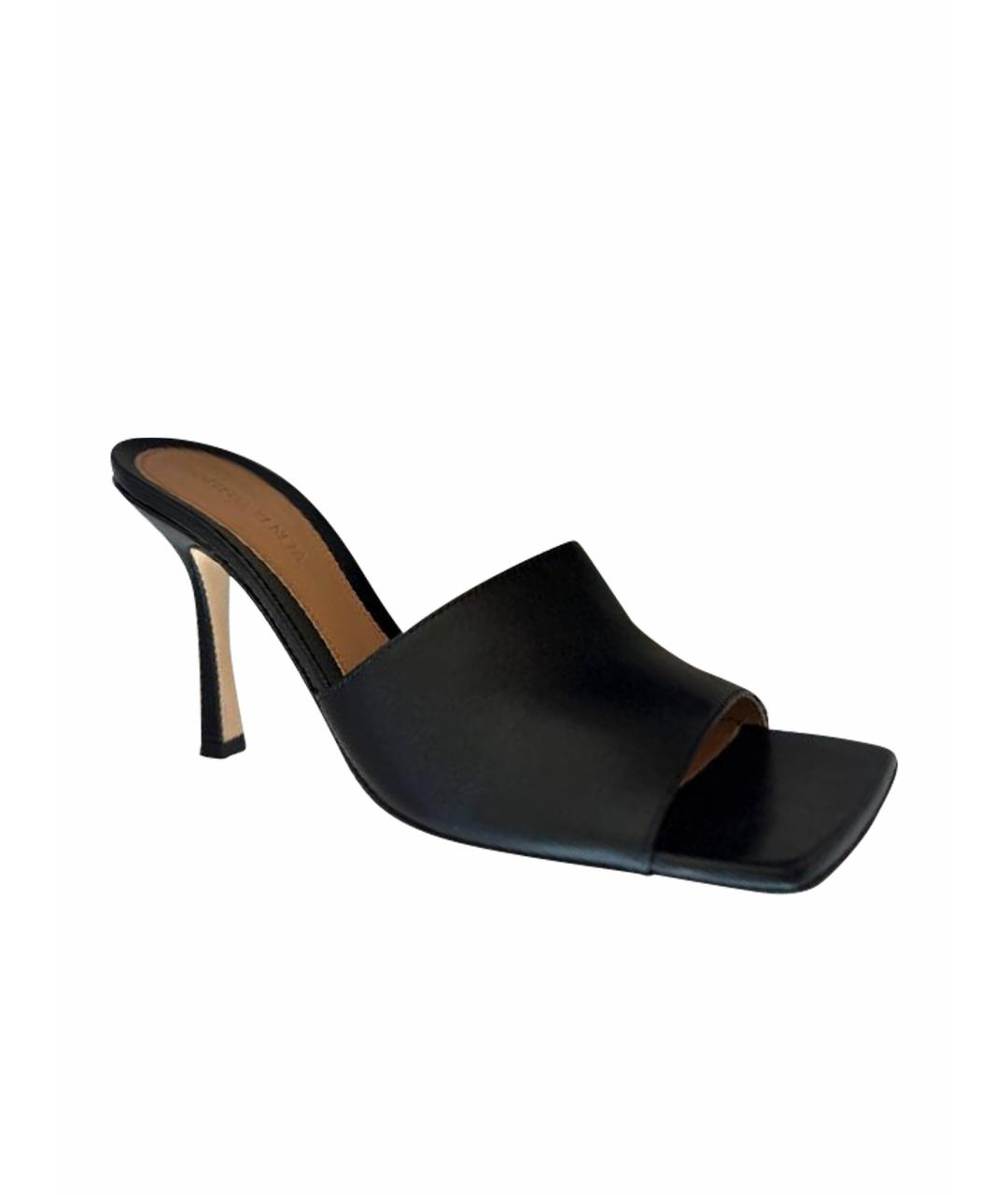 BOTTEGA VENETA Черные мюли, фото 6