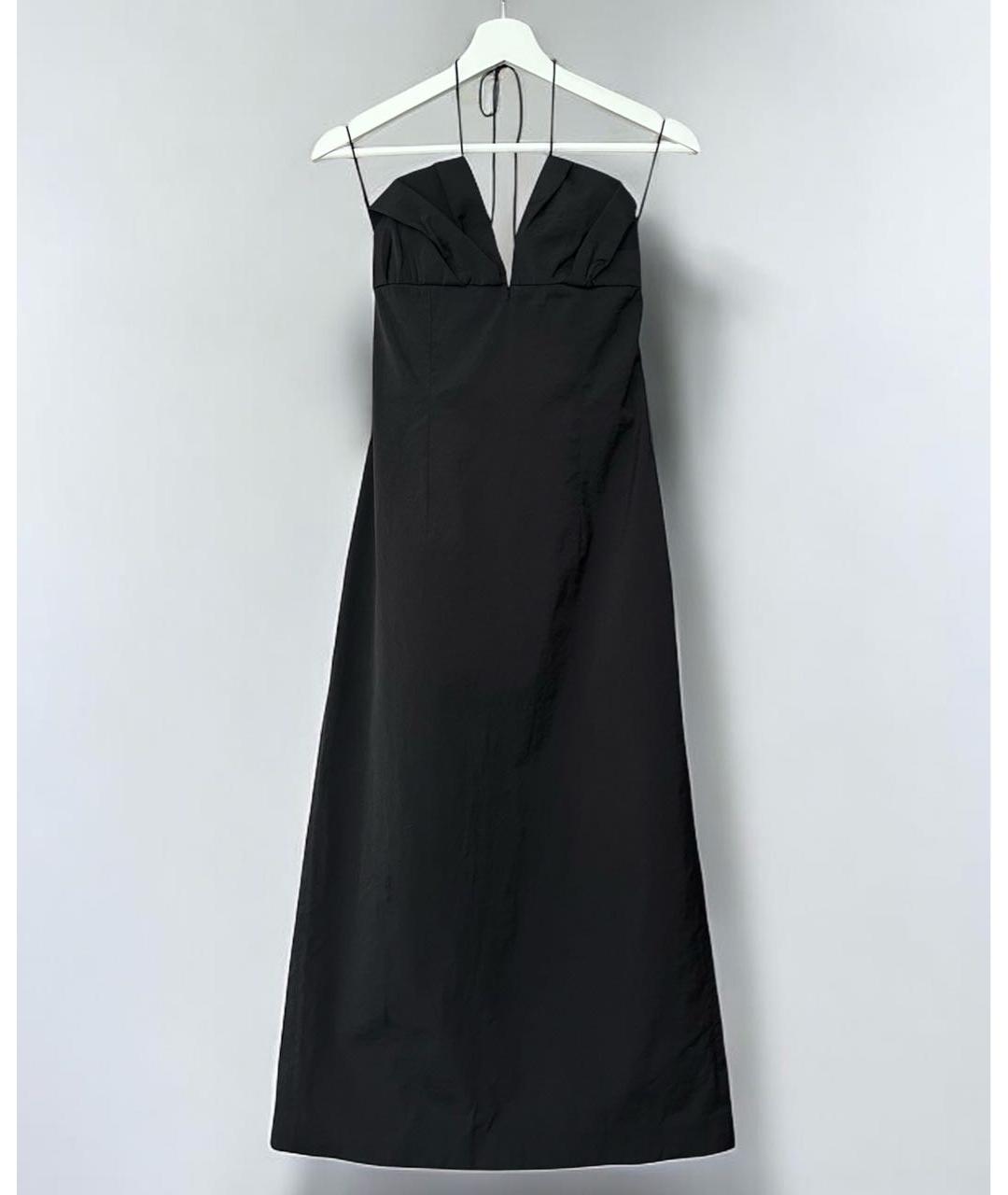 JACQUEMUS Черное полиэстеровое повседневное платье, фото 2