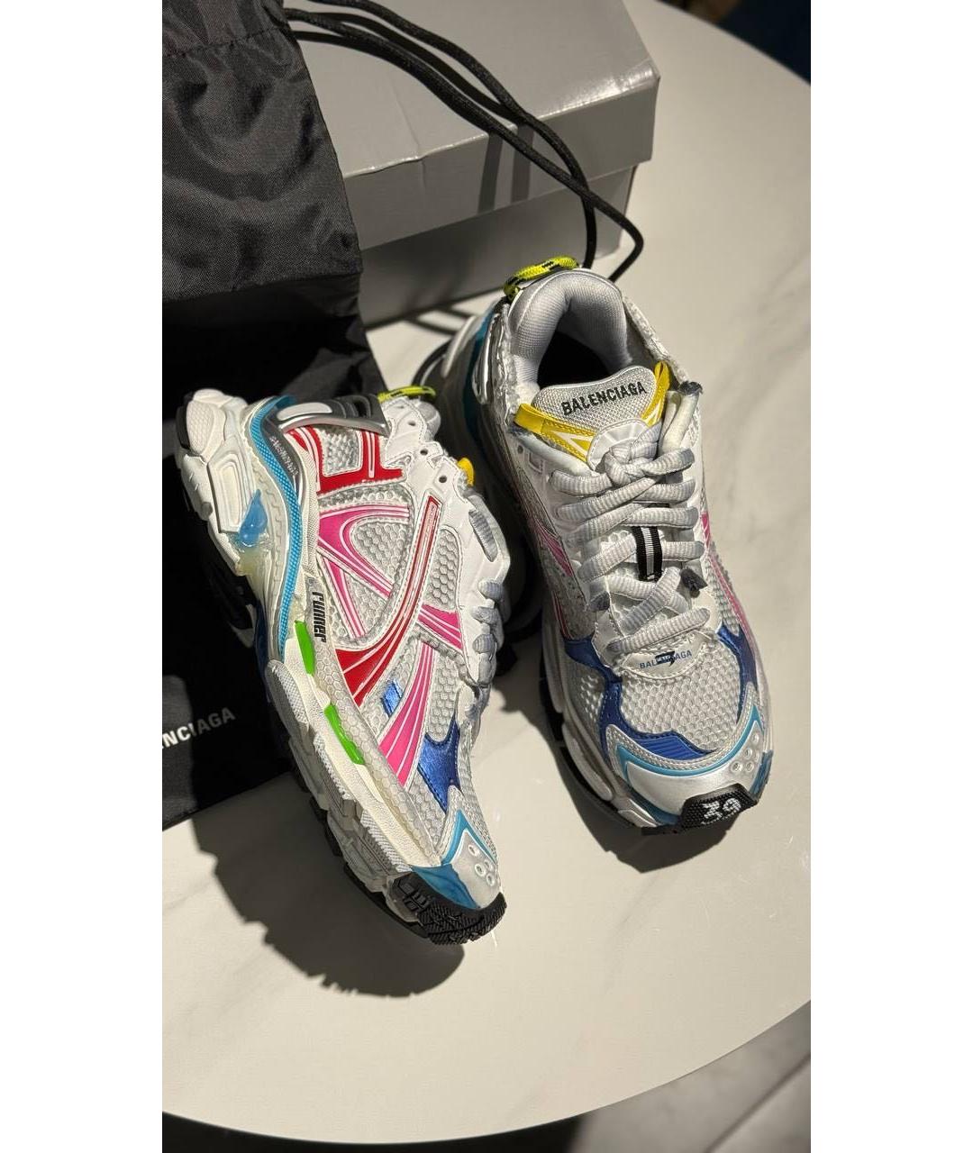 BALENCIAGA Серые текстильные кроссовки, фото 2