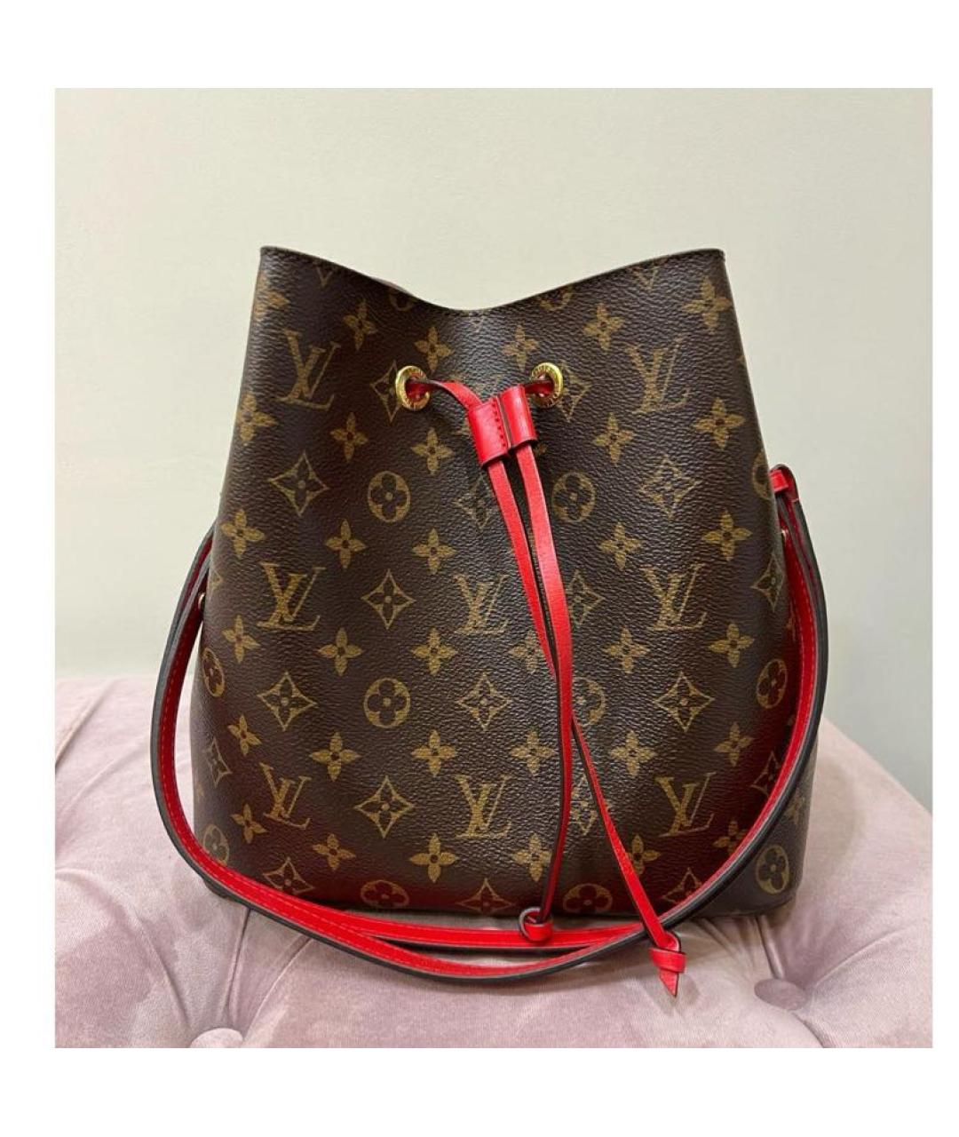 LOUIS VUITTON Коричневая сумка через плечо, фото 6