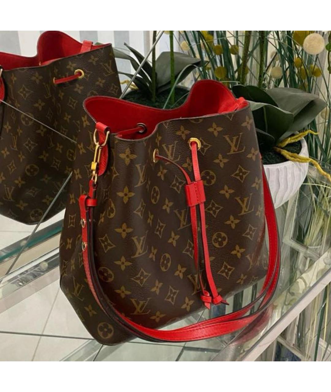 LOUIS VUITTON Коричневая сумка через плечо, фото 3