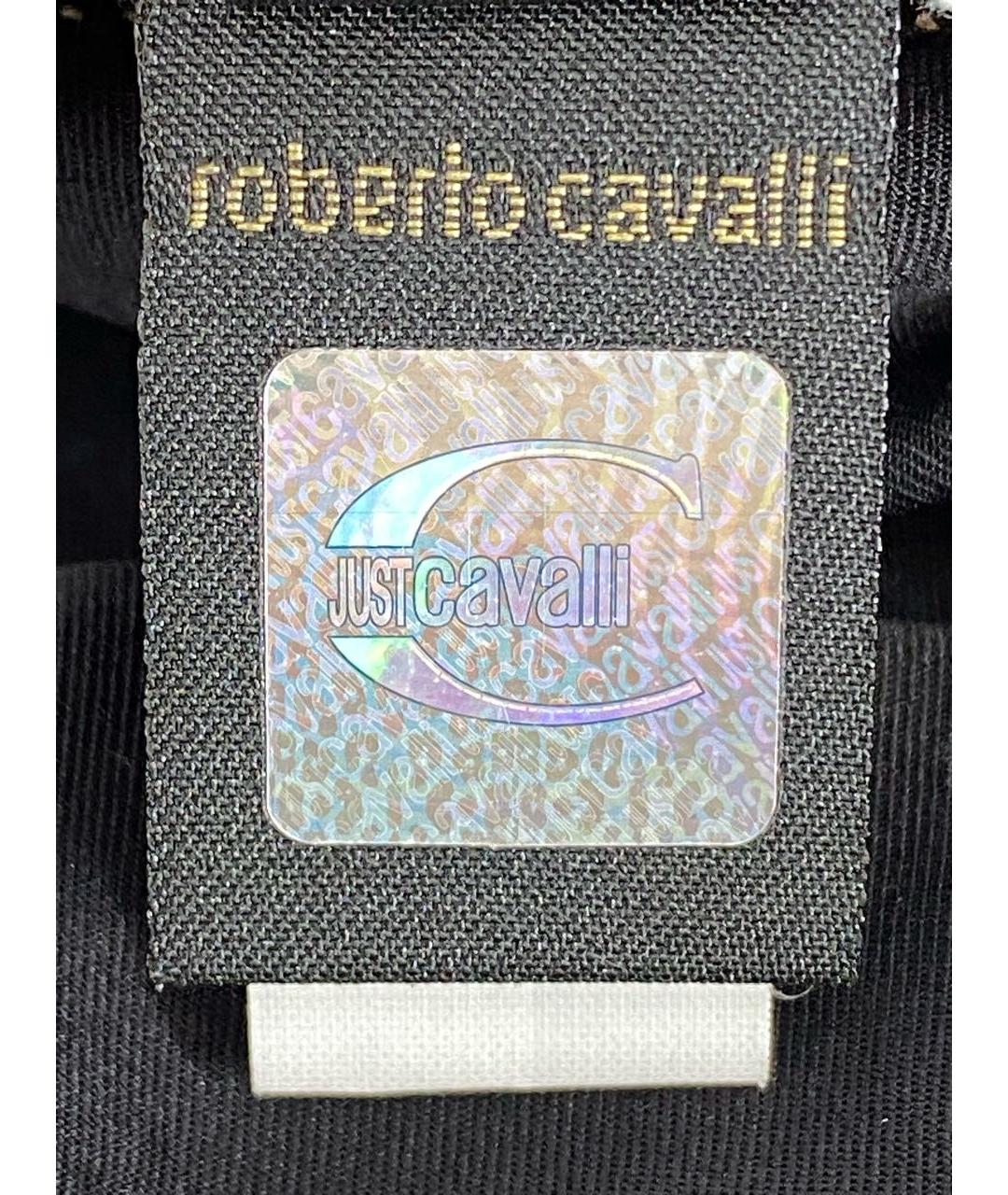 JUST CAVALLI Черная полиамидовая майка, фото 8