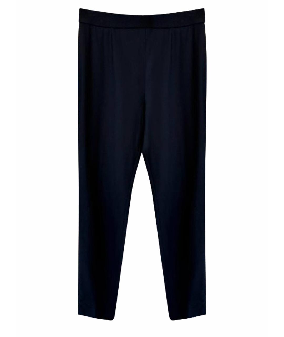 JIL SANDER Черные прямые брюки, фото 1