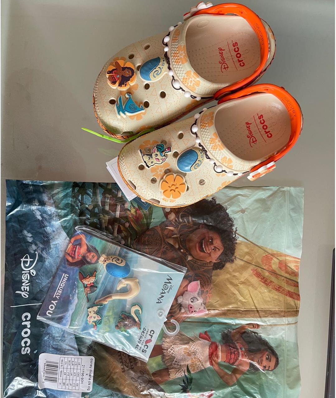 CROCS Мульти резиновые сандалии и шлепанцы, фото 6