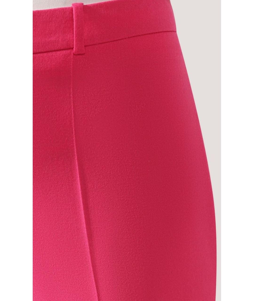 HUGO BOSS Розовые шерстяные брюки узкие, фото 4