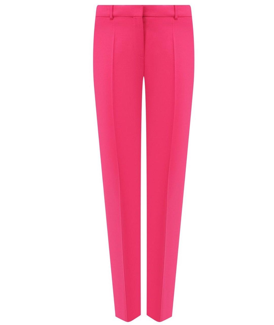 HUGO BOSS Розовые шерстяные брюки узкие, фото 6
