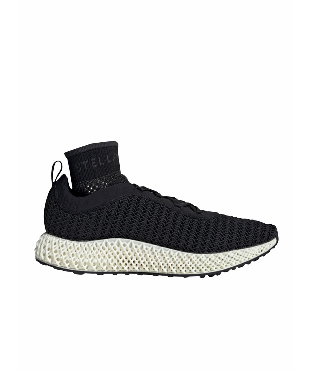 ADIDAS BY STELLA MCCARTNEY Черные текстильные кроссовки, фото 1