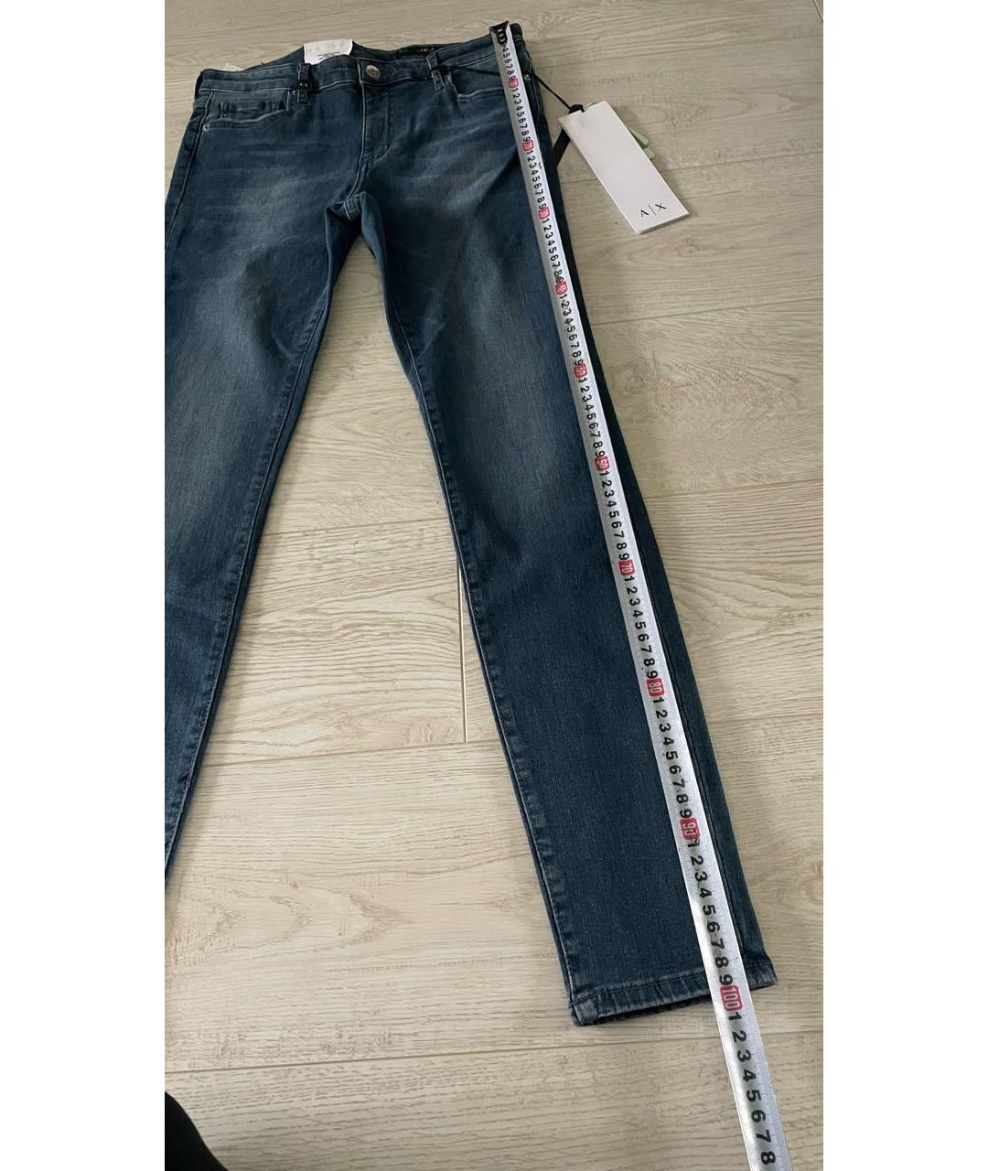 ARMANI EXCHANGE Хлопко-эластановые джинсы слим, фото 4