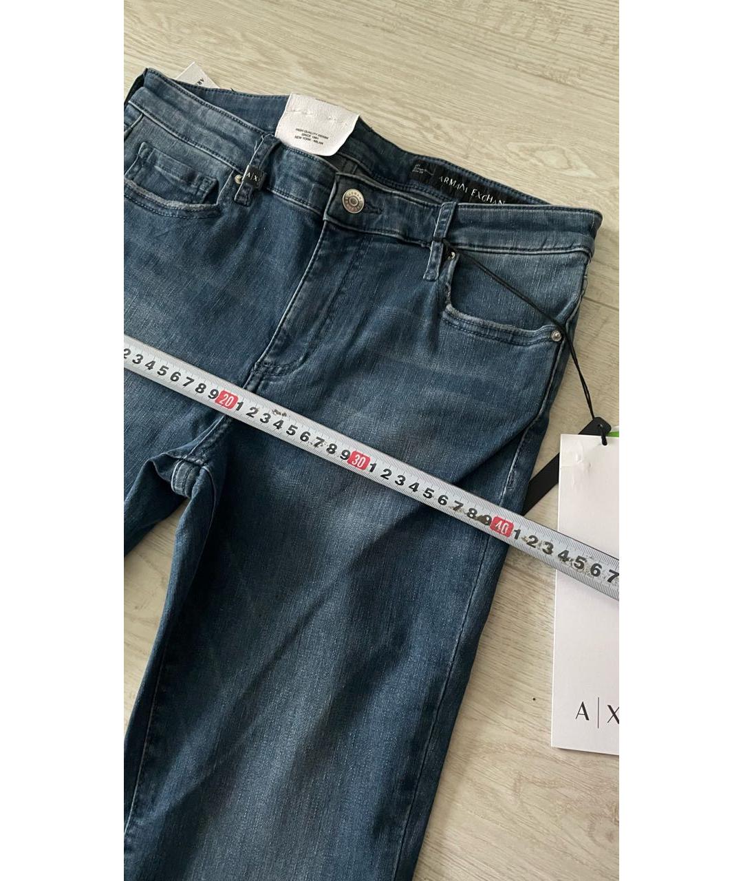 ARMANI EXCHANGE Хлопко-эластановые джинсы слим, фото 5