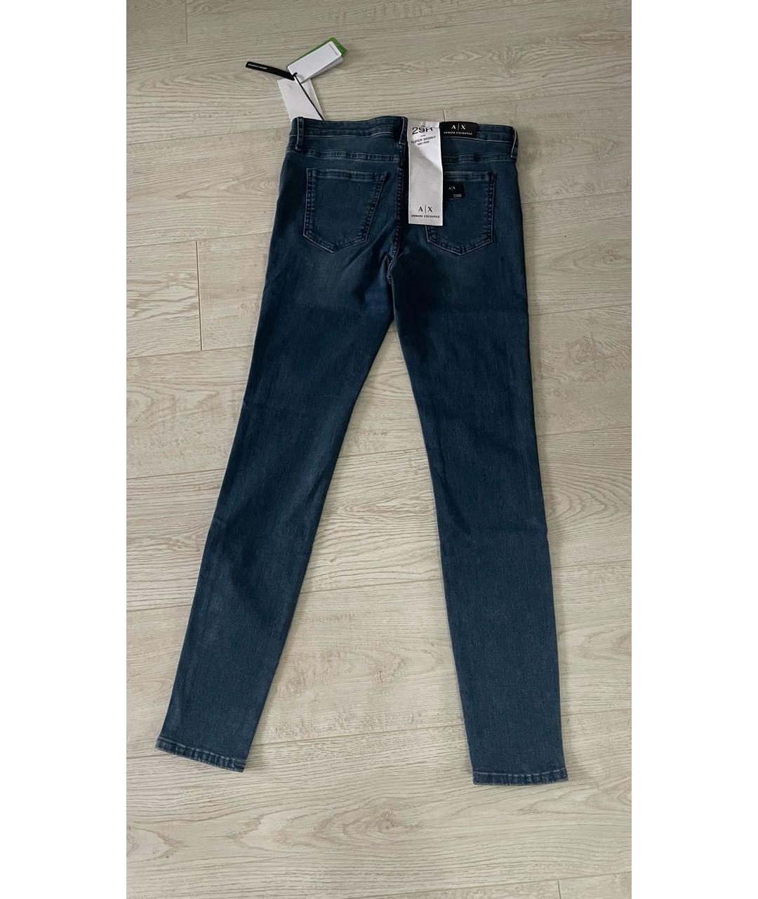 ARMANI EXCHANGE Хлопко-эластановые джинсы слим, фото 2
