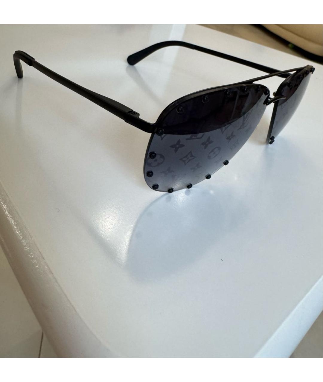 CHANEL Черные пластиковые солнцезащитные очки, фото 3