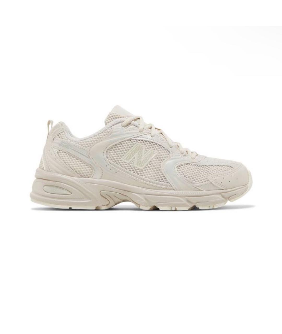 NEW BALANCE Бежевые синтетические кроссовки, фото 5