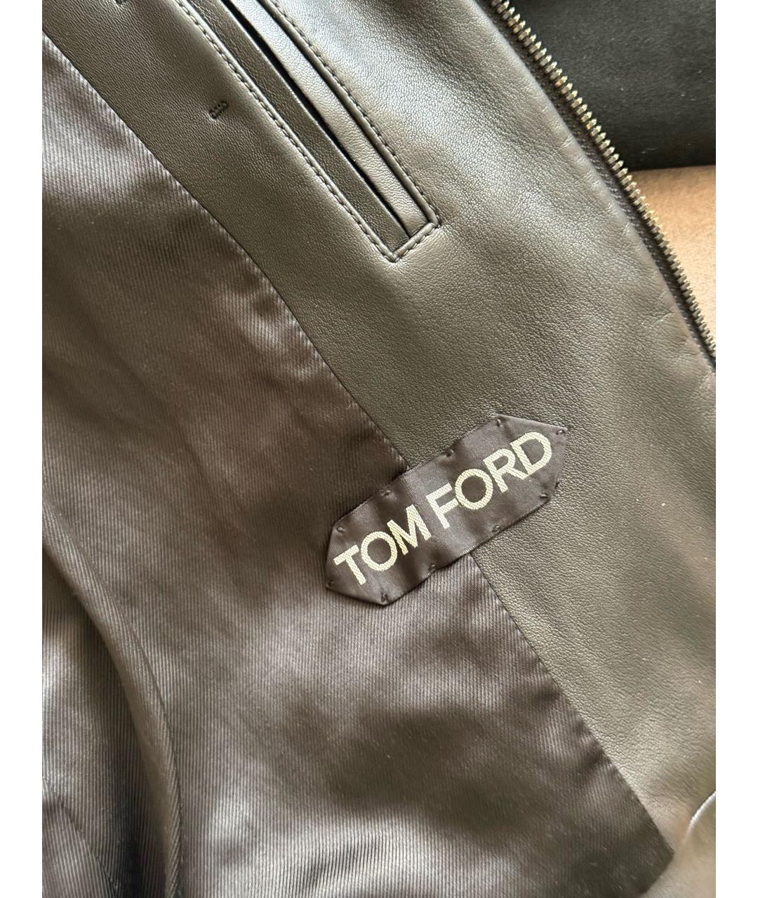 TOM FORD Черная замшевая куртка, фото 7