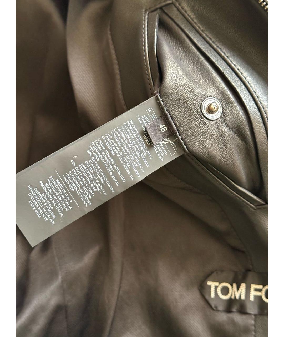 TOM FORD Черная замшевая куртка, фото 6