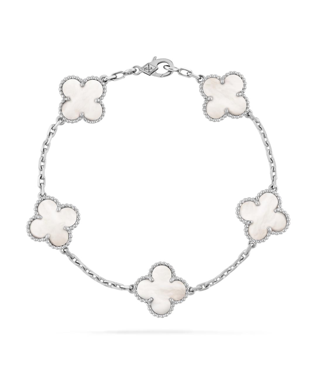 VAN CLEEF & ARPELS Белый браслет из белого золота, фото 8