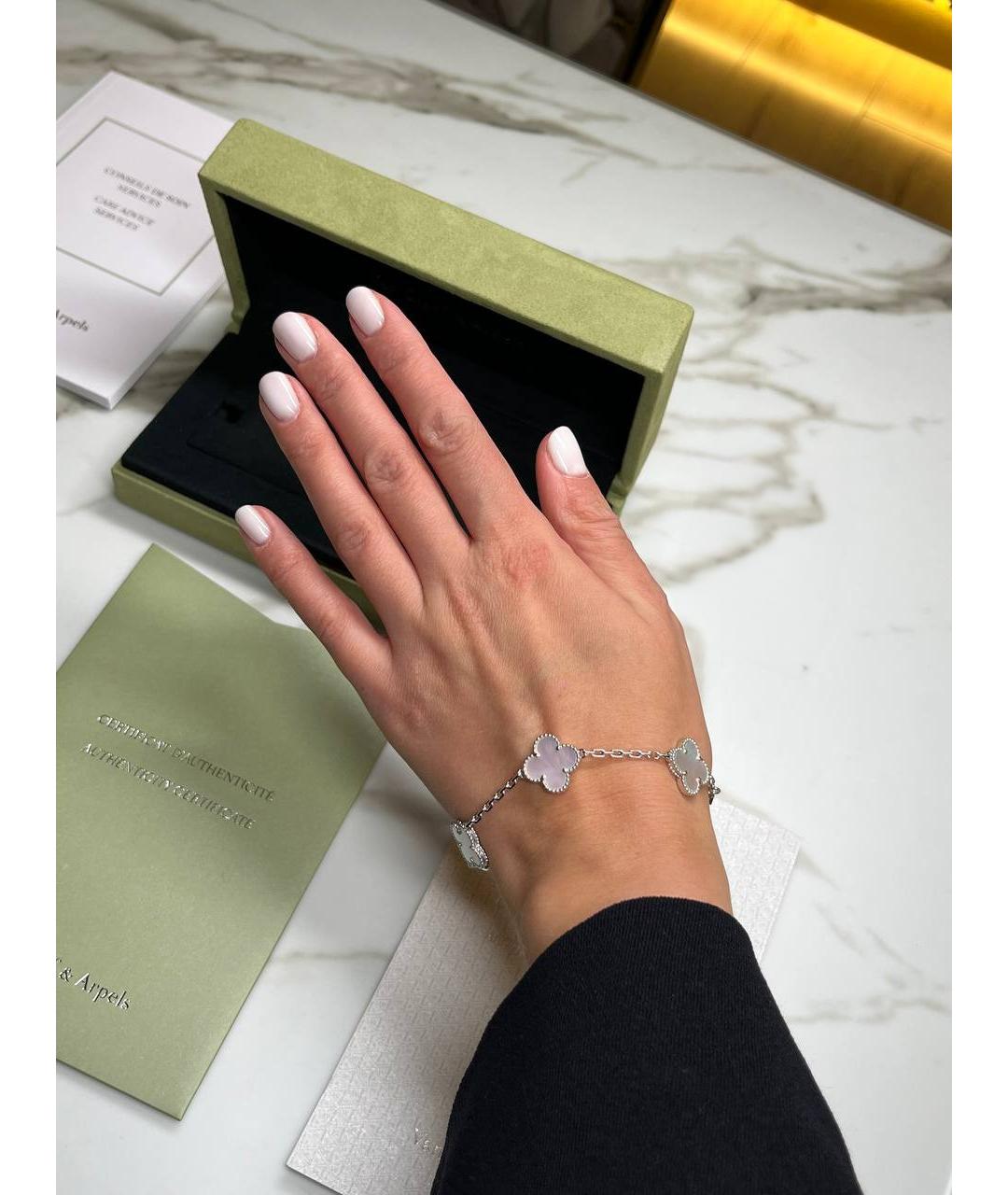 VAN CLEEF & ARPELS Белый браслет из белого золота, фото 3