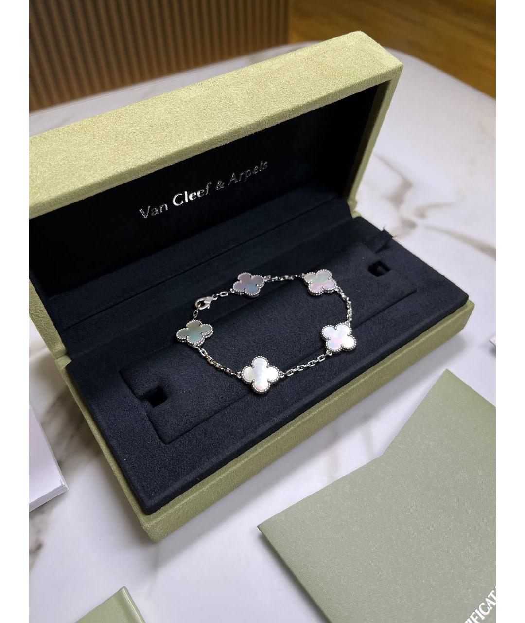 VAN CLEEF & ARPELS Белый браслет из белого золота, фото 6