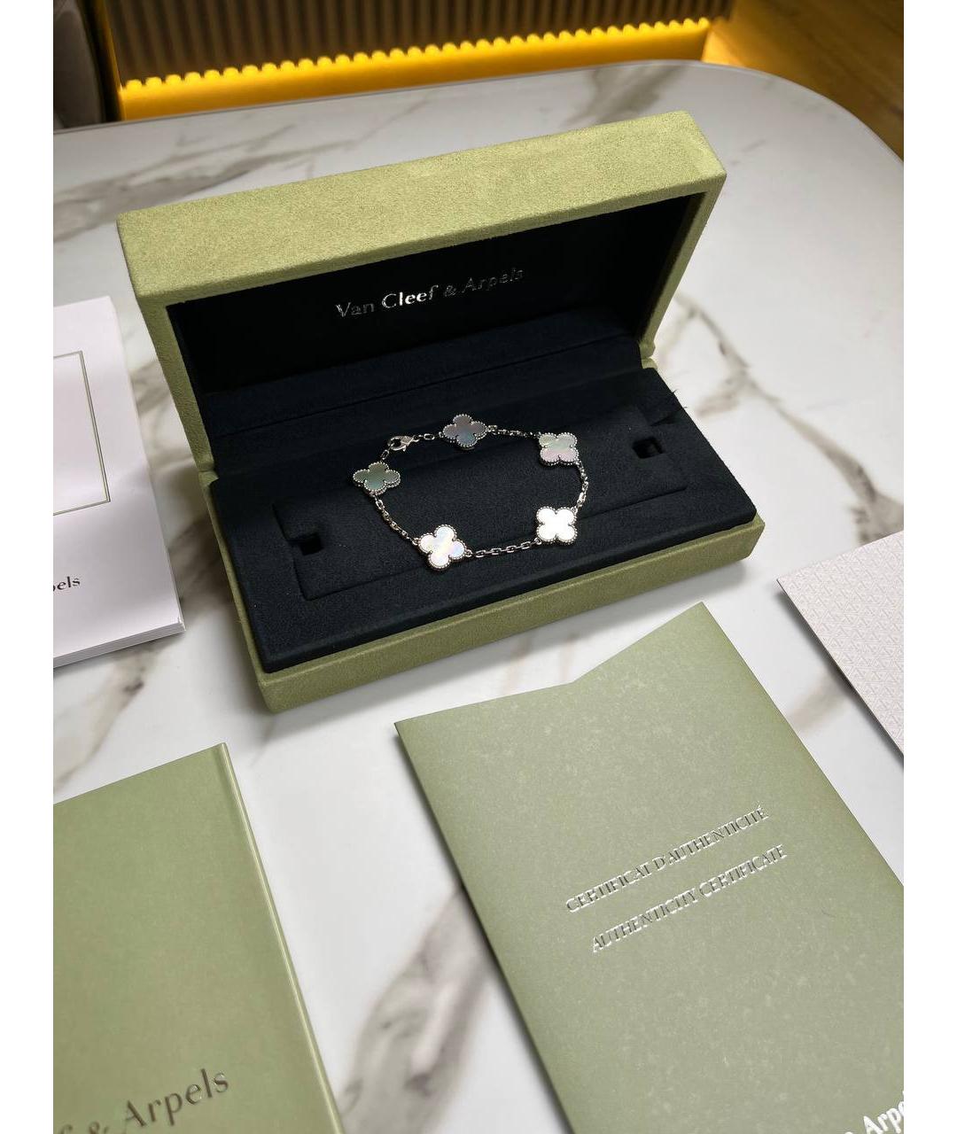VAN CLEEF & ARPELS Белый браслет из белого золота, фото 5