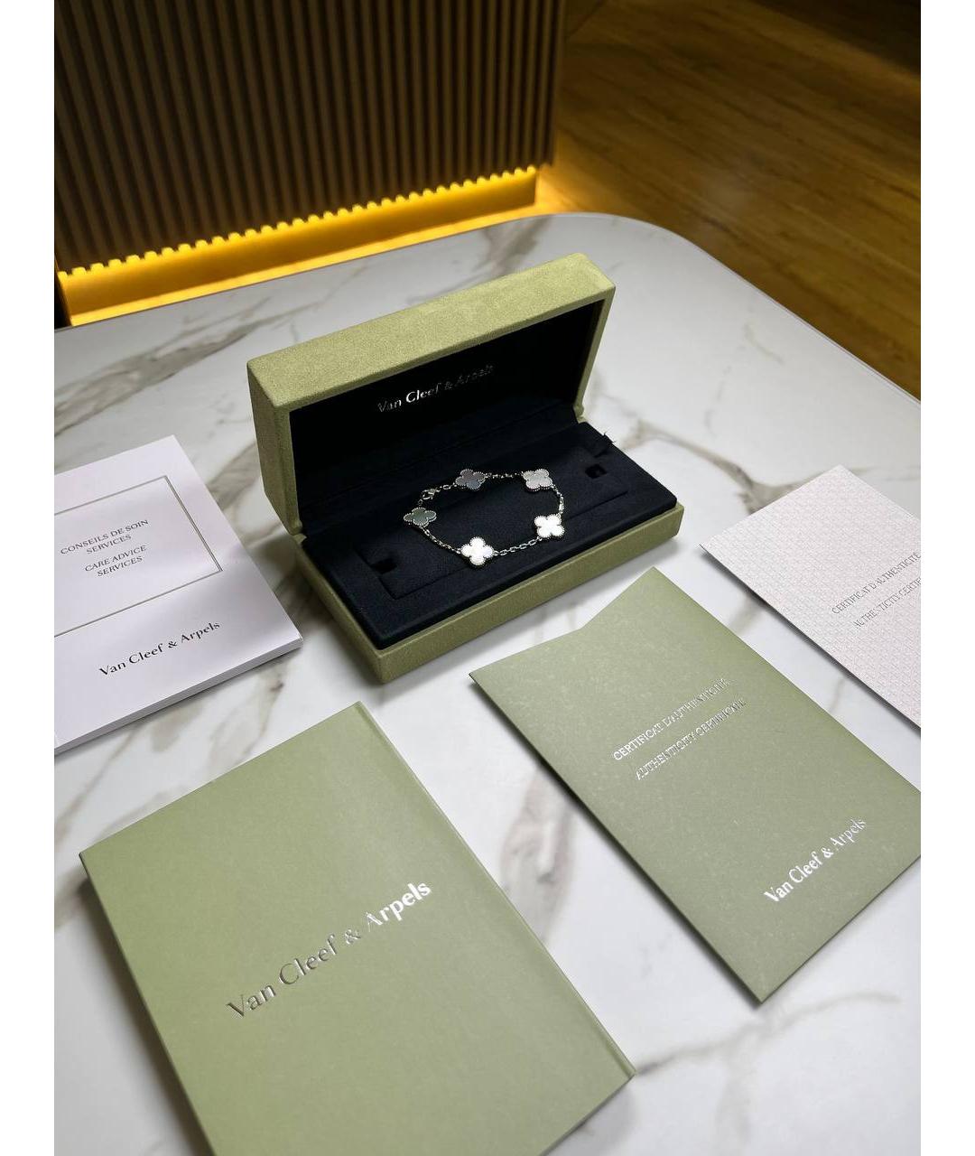 VAN CLEEF & ARPELS Белый браслет из белого золота, фото 4