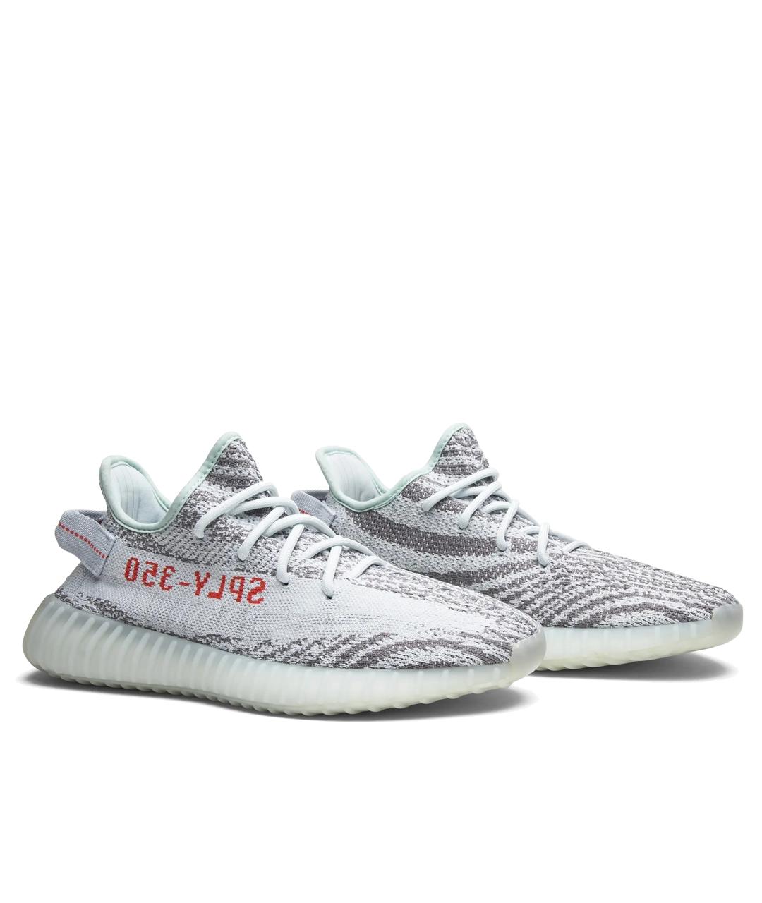 ADIDAS YEEZY Серые текстильные кроссовки, фото 2