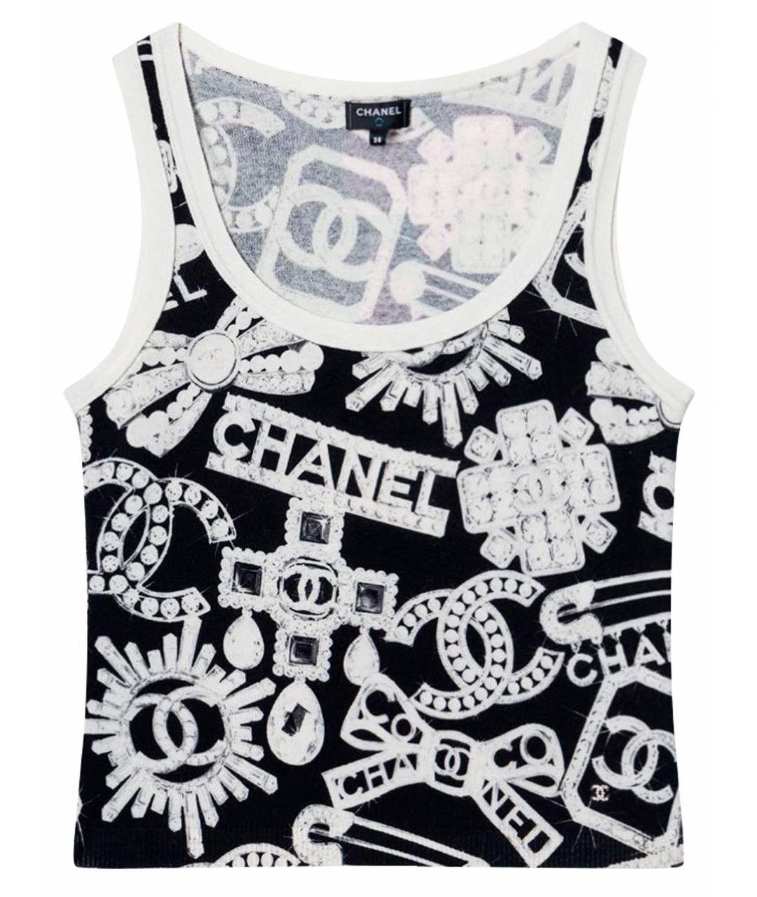 CHANEL Мульти хлопковая майка, фото 1