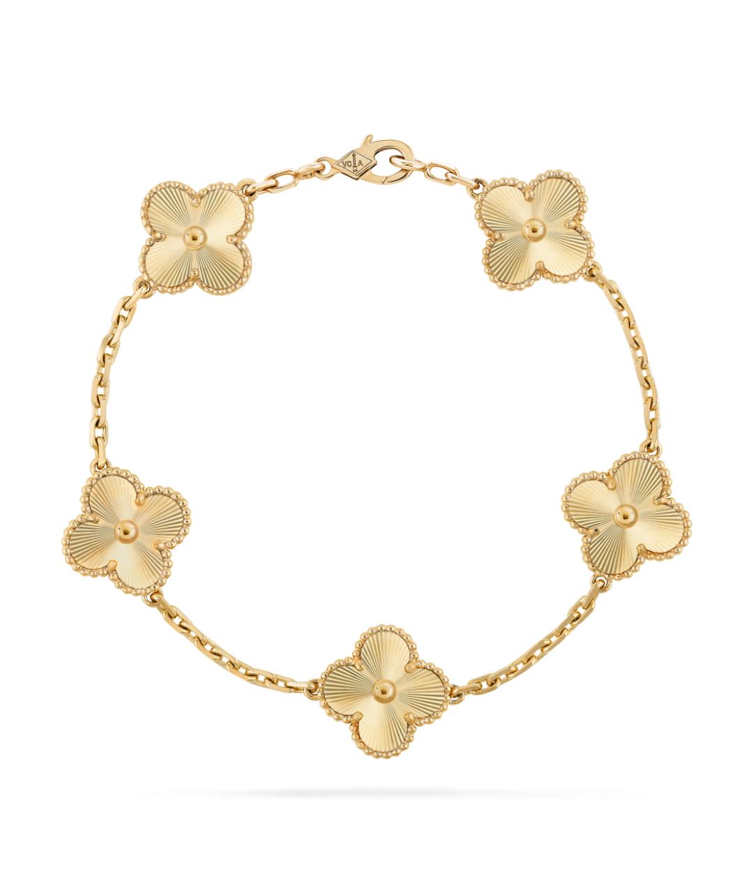 VAN CLEEF & ARPELS Золотой браслет из желтого золота, фото 5