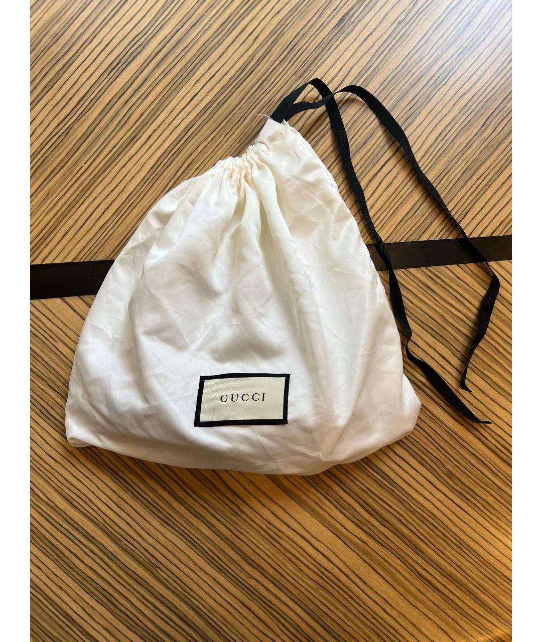 GUCCI Черная кожаная поясная сумка, фото 5