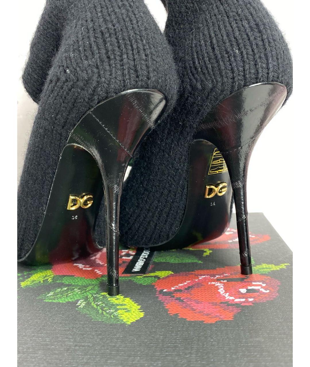 DOLCE&GABBANA Черные сапоги, фото 3