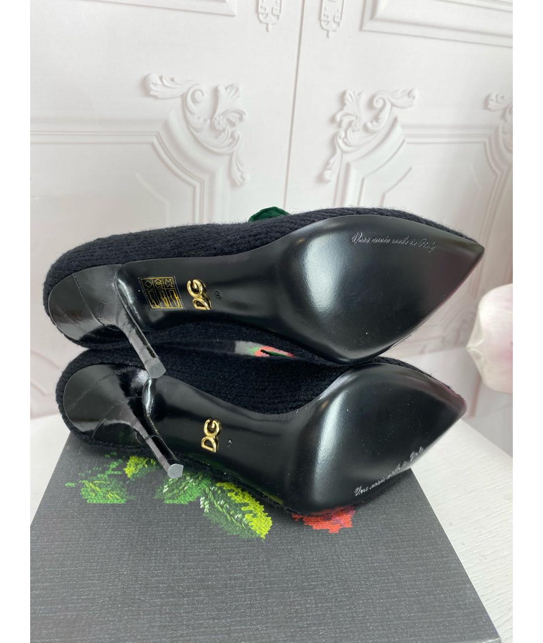 DOLCE&GABBANA Черные сапоги, фото 5