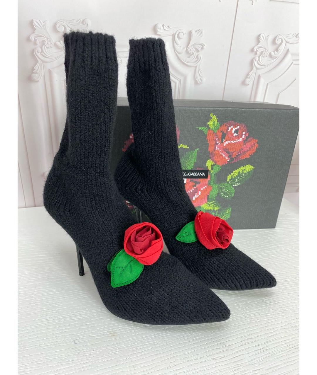 DOLCE&GABBANA Черные сапоги, фото 4