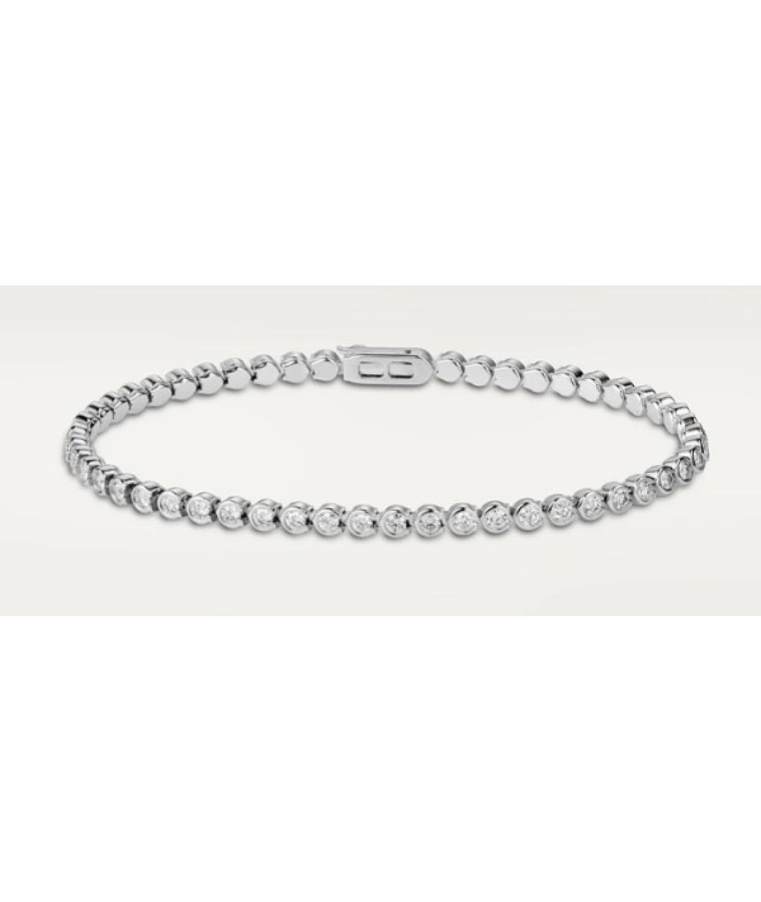 CARTIER Серебрянный браслет из белого золота, фото 6