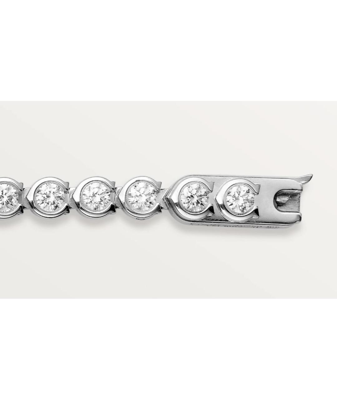 CARTIER Серебрянный браслет из белого золота, фото 4