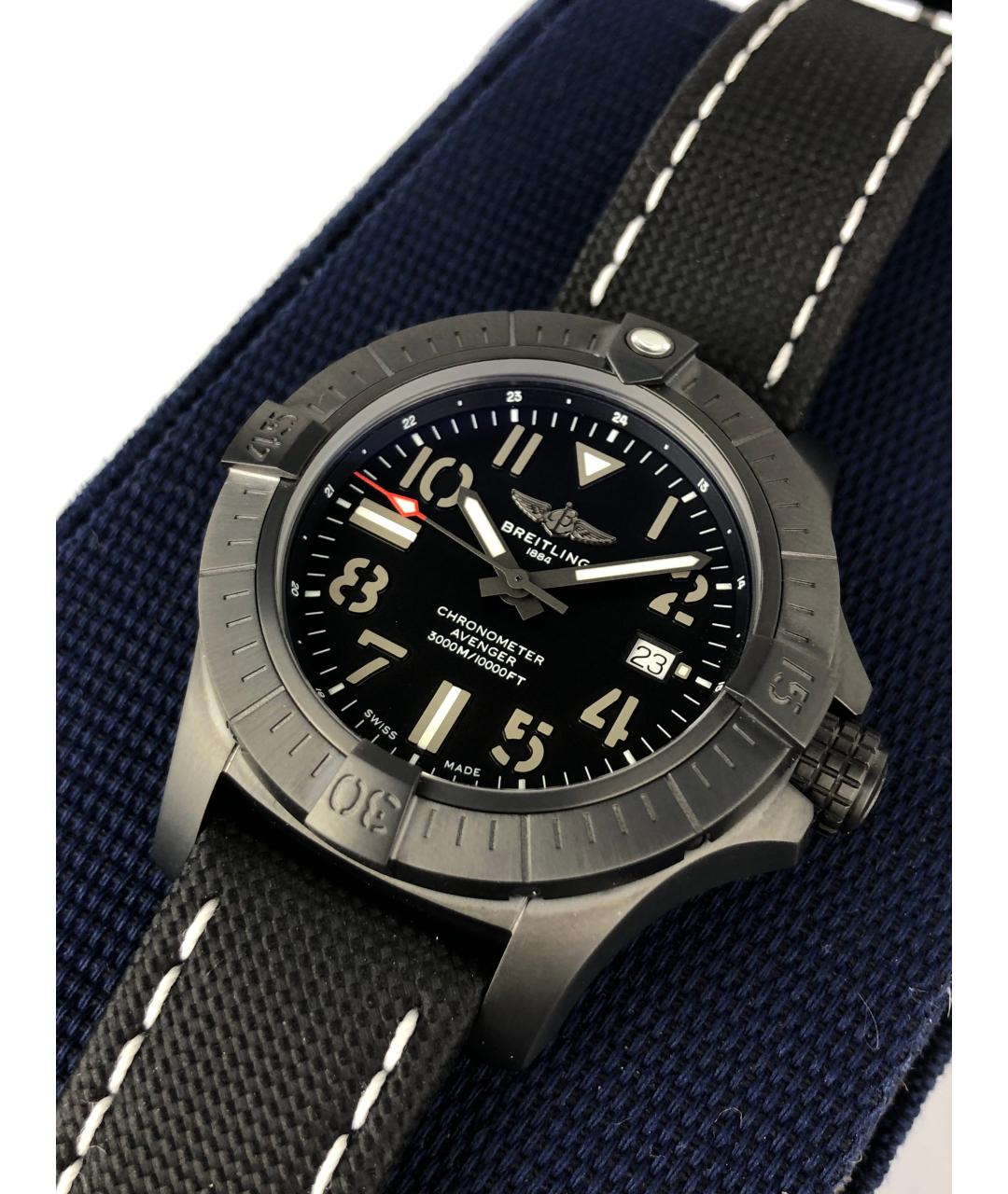 BREITLING Серебряные металлические часы, фото 3