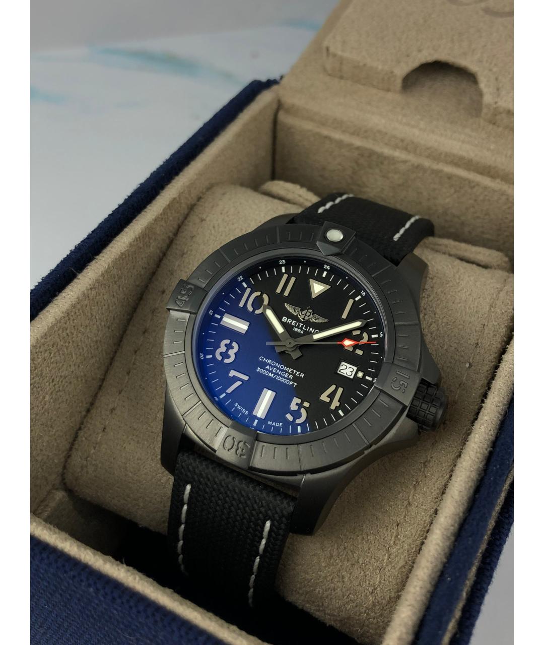 BREITLING Серебряные металлические часы, фото 2