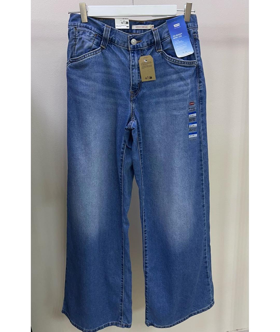 LEVI'S Голубые прямые джинсы, фото 4