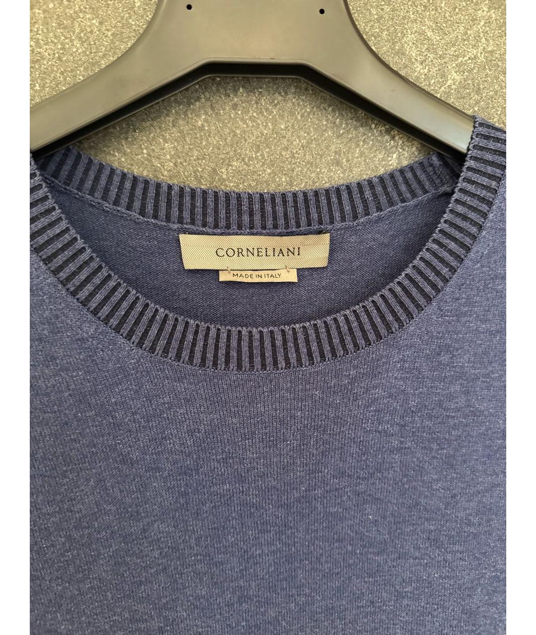 CORNELIANI Темно-синяя футболка, фото 3