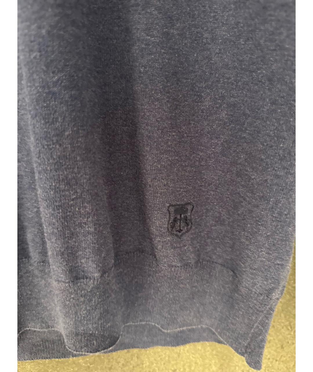CORNELIANI Темно-синяя футболка, фото 4