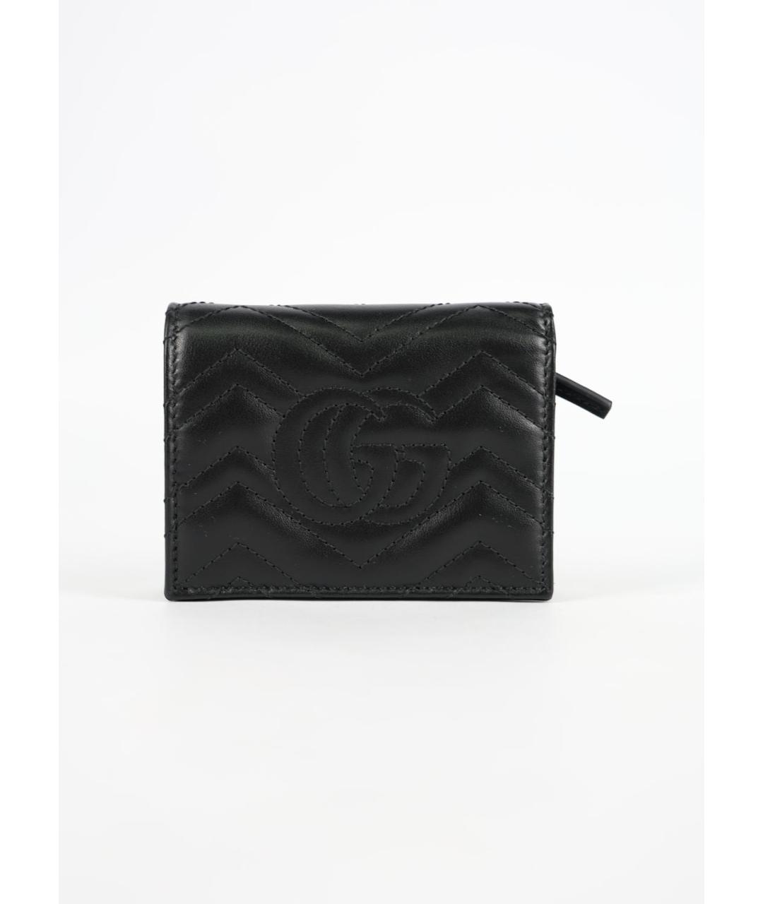 GUCCI Черный кожаный кошелек, фото 2