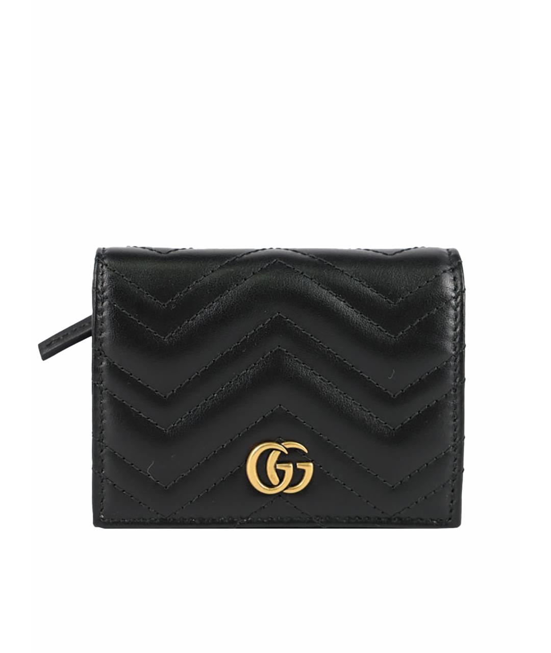 GUCCI Черный кожаный кошелек, фото 7