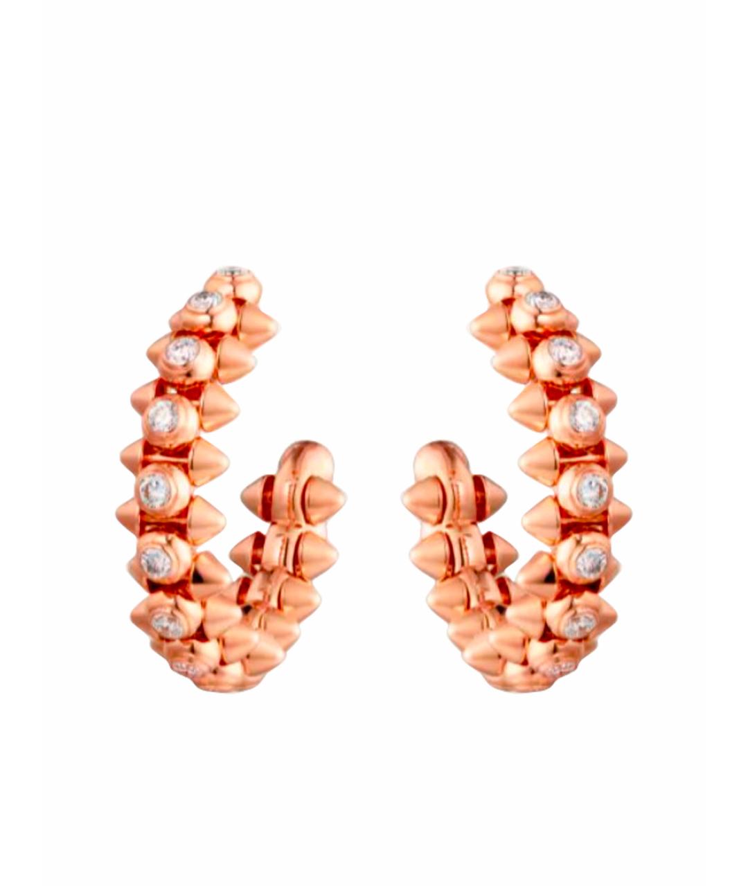 CARTIER Золотые серьги из розового золота, фото 1