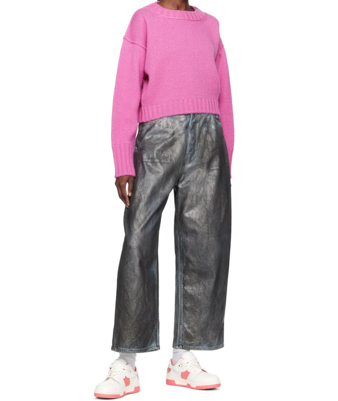 ACNE STUDIOS Белые кожаные кроссовки, фото 5