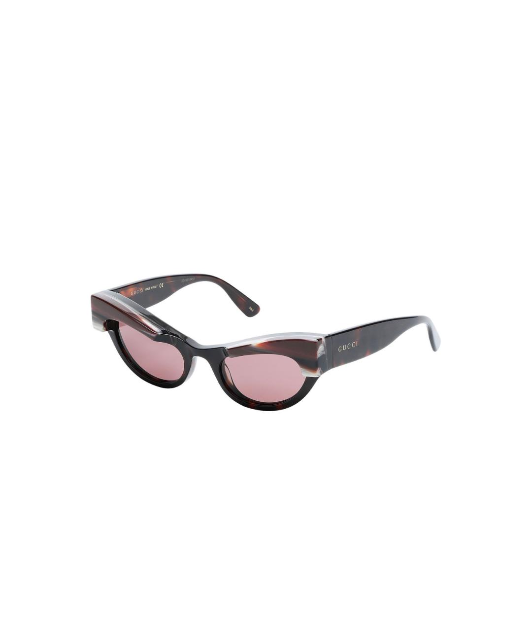 GUCCI Коричневые солнцезащитные очки, фото 4