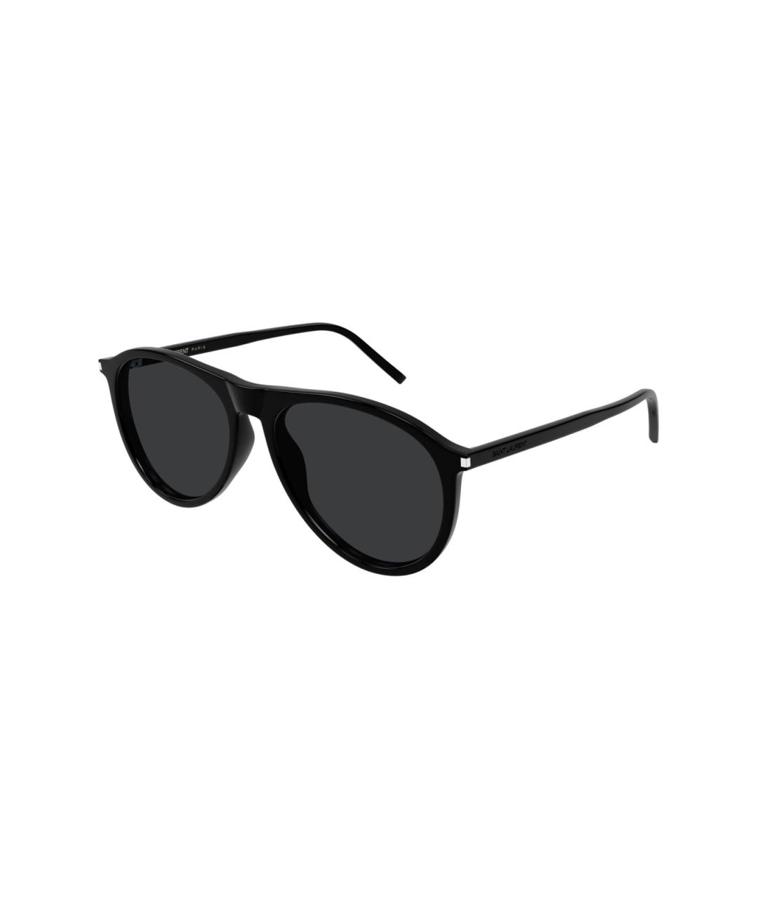 SAINT LAURENT Черные солнцезащитные очки, фото 1